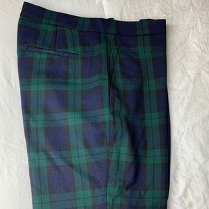 J. Crew Blackwatch Plaid Wool Pant - Holiday